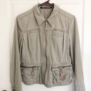 DKNY Tan Utility Jacket